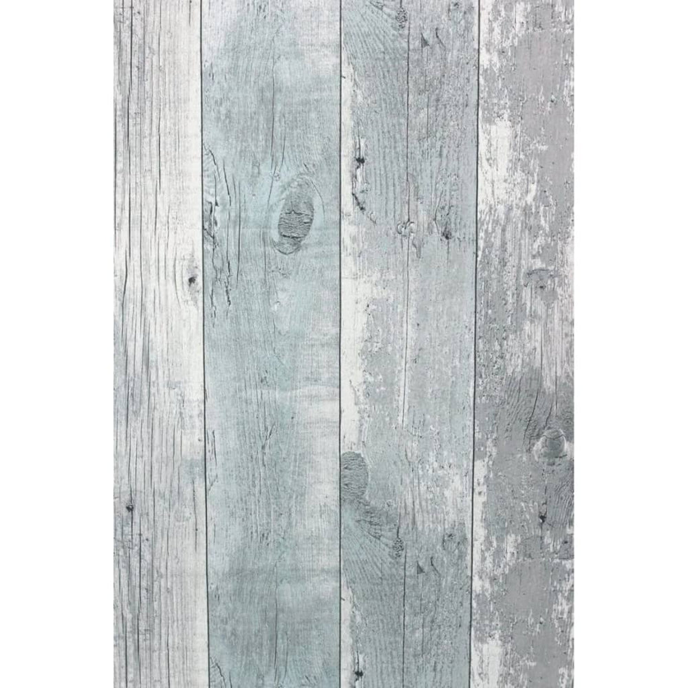 Noordwand Noordwand Behang Topchic Houten Planken grijs en blauw