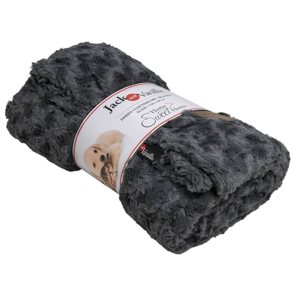 Jack en Vanilla Jack en Vanilla Huisdierendeken Coal XL-XXL 150x100 cm
