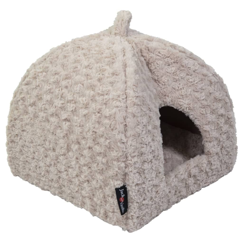 Jack en Vanilla Jack en Vanilla Huisdiereniglo Softy XS 40x40x40 cm rozet beige