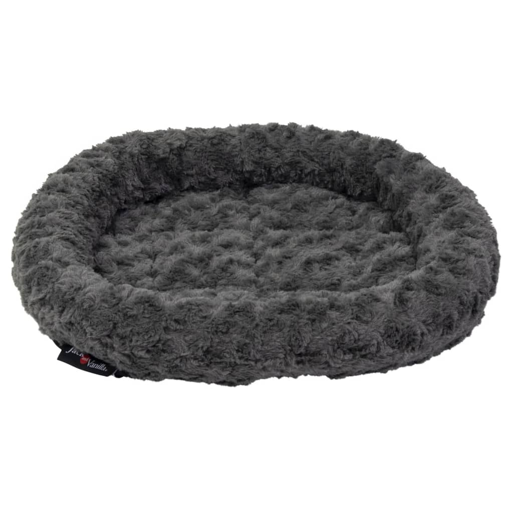 Jack en Vanilla Jack en Vanilla Huisdierenmand Softy XS 45x40x7 cm rozet grijs