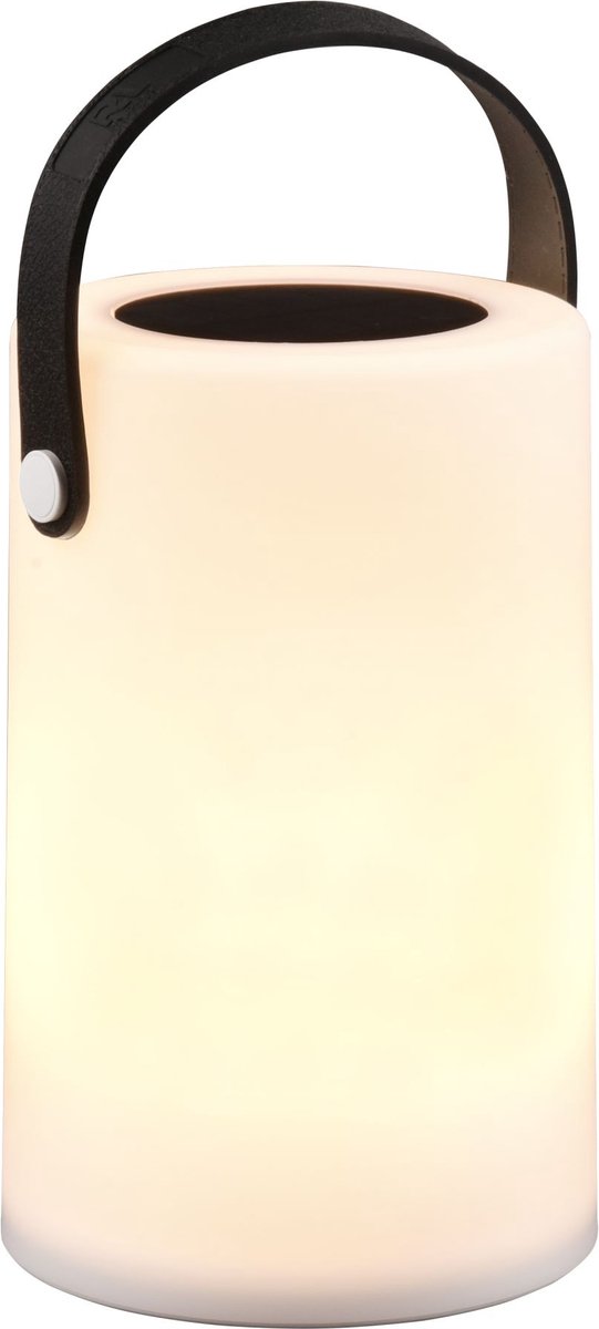 Rl live your light reality garcia - tafellamp - wit - incl. 1x smd 0,1w - solar - oplaadbaar - zonne energie - snoerloos - buitenverlichting - ip44