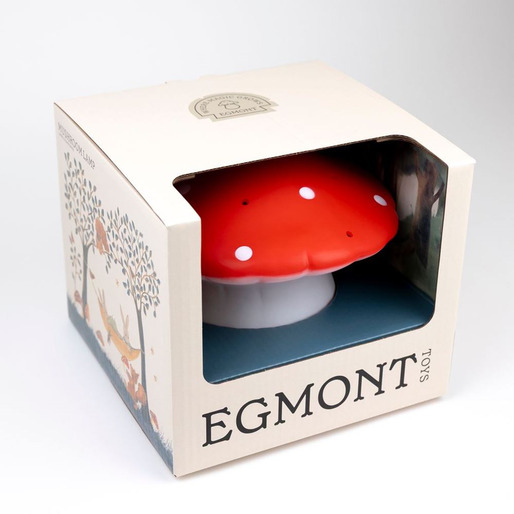 Egmont lamp paddenstoel rood+dimmer.