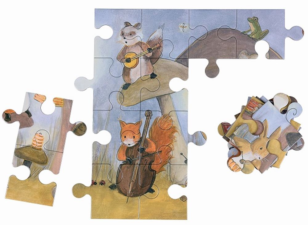 Egmont puzzel 40 stukjes muzikant. fsc k