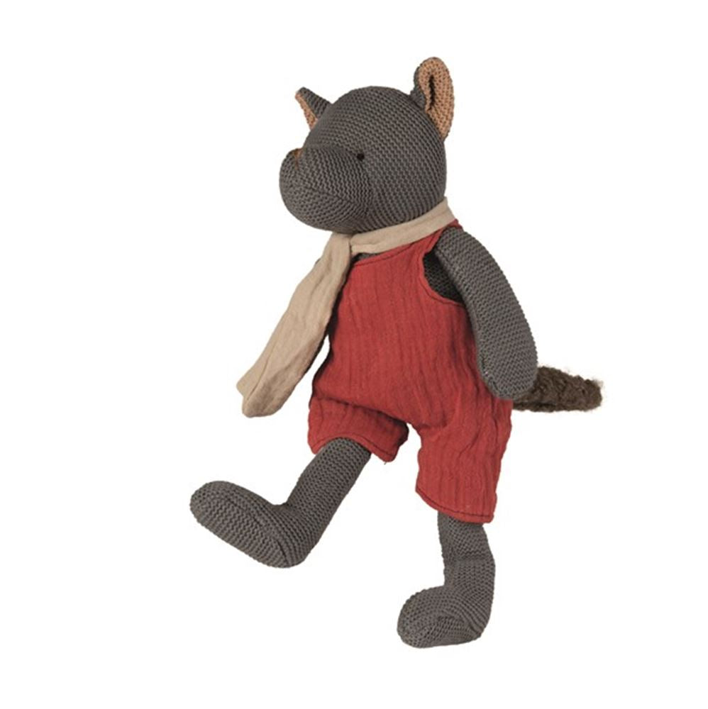 Egmont gebreide knuffel wolf john. 30 cm
