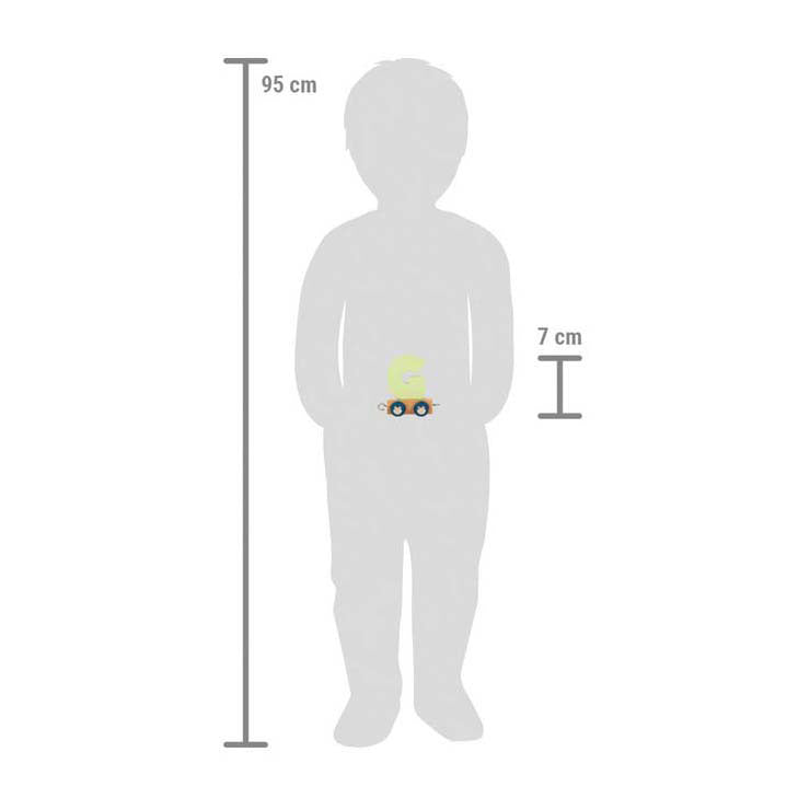 Small foot - houten lettertrein polar - g
