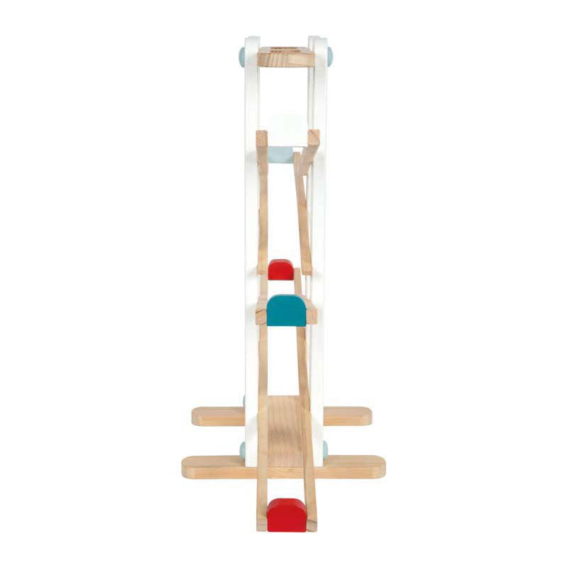 Kleine voet - houten knikkerbaan