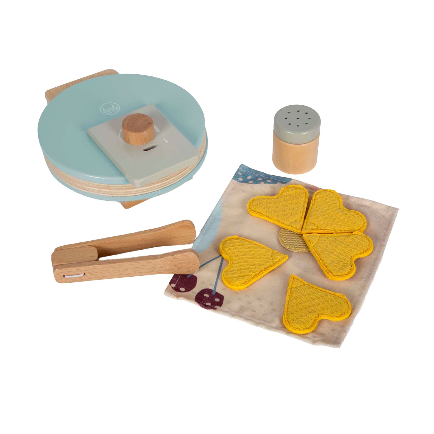 Small foot - houten wafelijzer speelset, 10dlg.