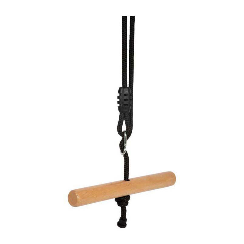 Kleine voet - houten draaibare trapeze schommel zwarte lijn