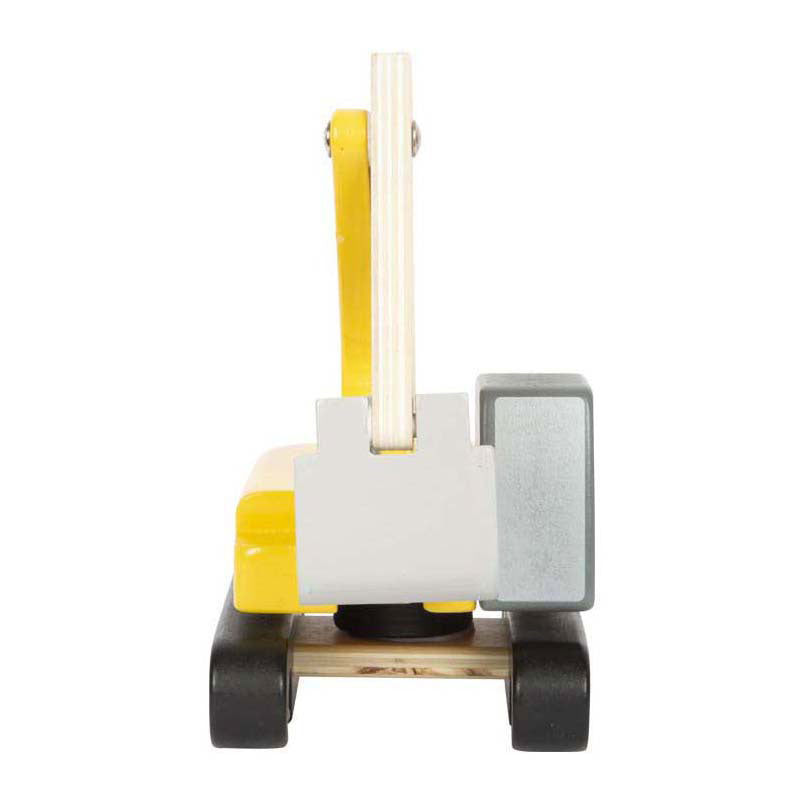 Kleine voet - houten graafmachine