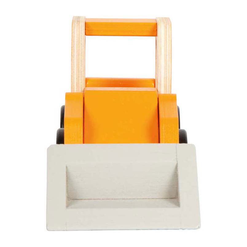 Small foot - houten wiellader met schop