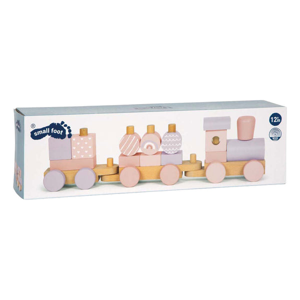 Small foot - houten trein roze