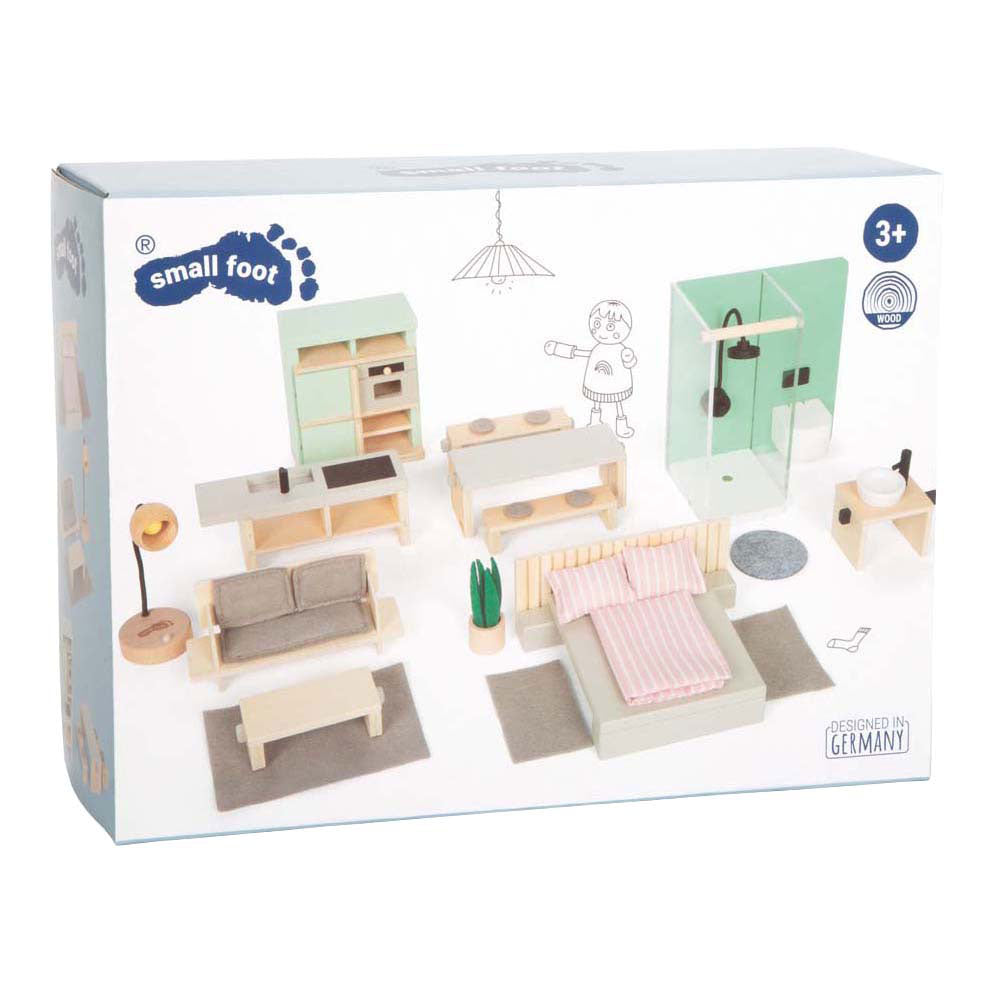 Small foot - poppenhuis meubelset scandinavische stijl