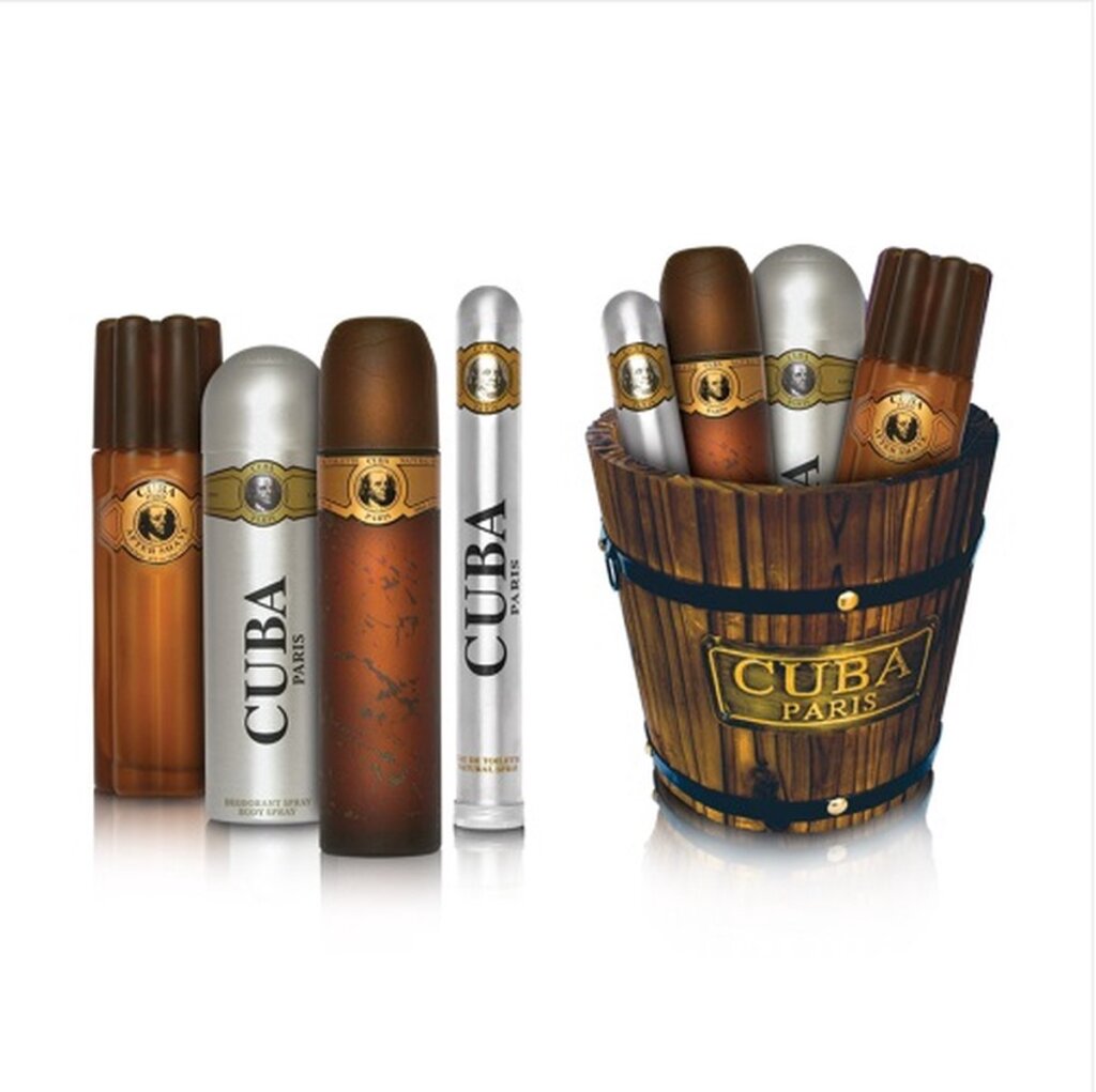 Parfums des champs cuba goud nostalgisch houten kuip