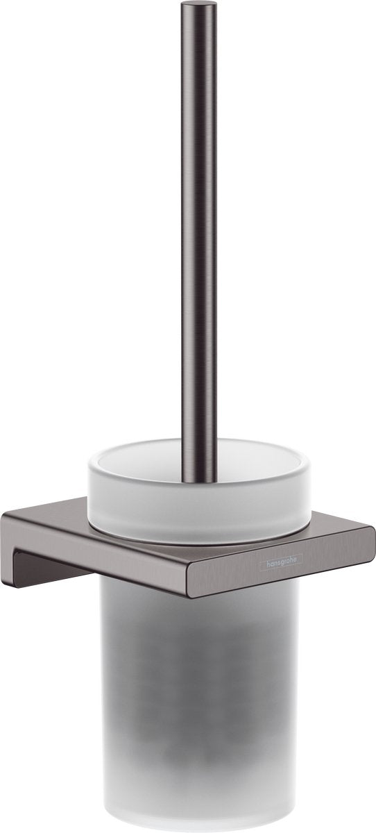 Hansgrohe addstoris closetborstelgarnituur wandmontage brushed black chrome