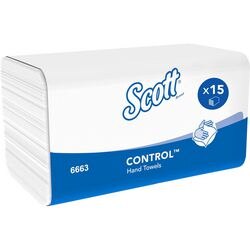 Papieren handdoeken scott control 6663 papier