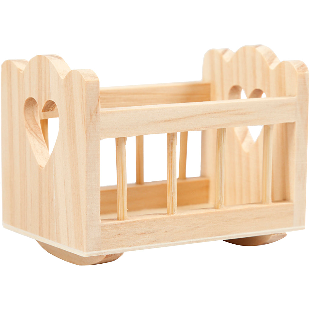 Creatief bedrijf houten mini wieg