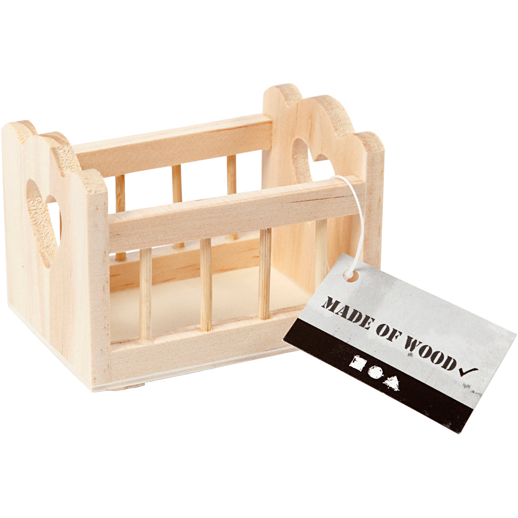 Creatief bedrijf houten mini wieg