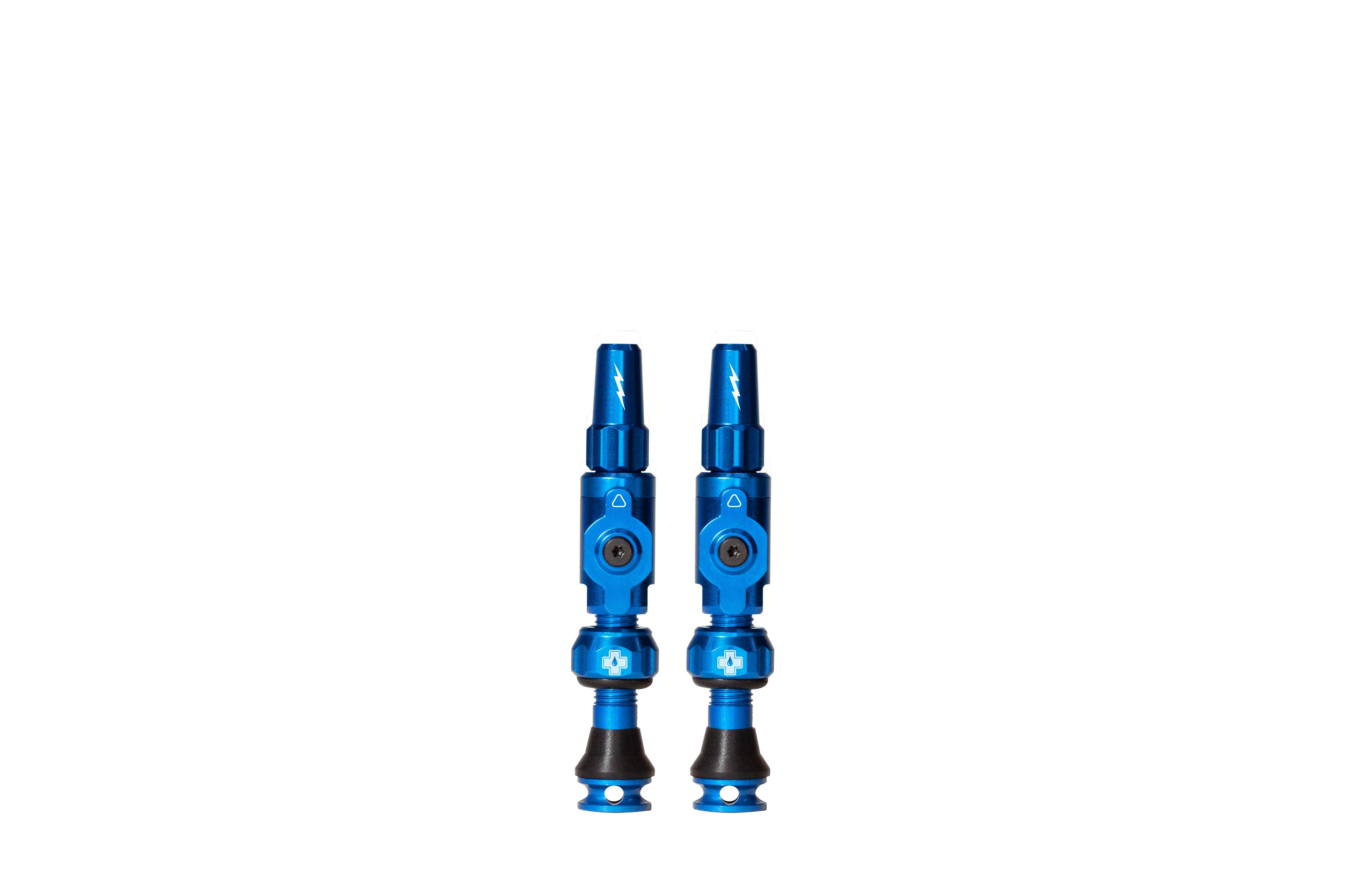 Muc-off tubeless ventiel big bore lite small blue franse presta ventiel 30mm