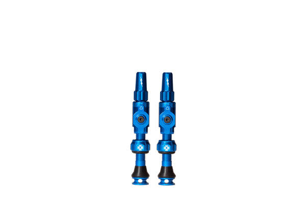 Muc-off tubeless ventiel big bore lite medium blue franse presta ventiel 35mm