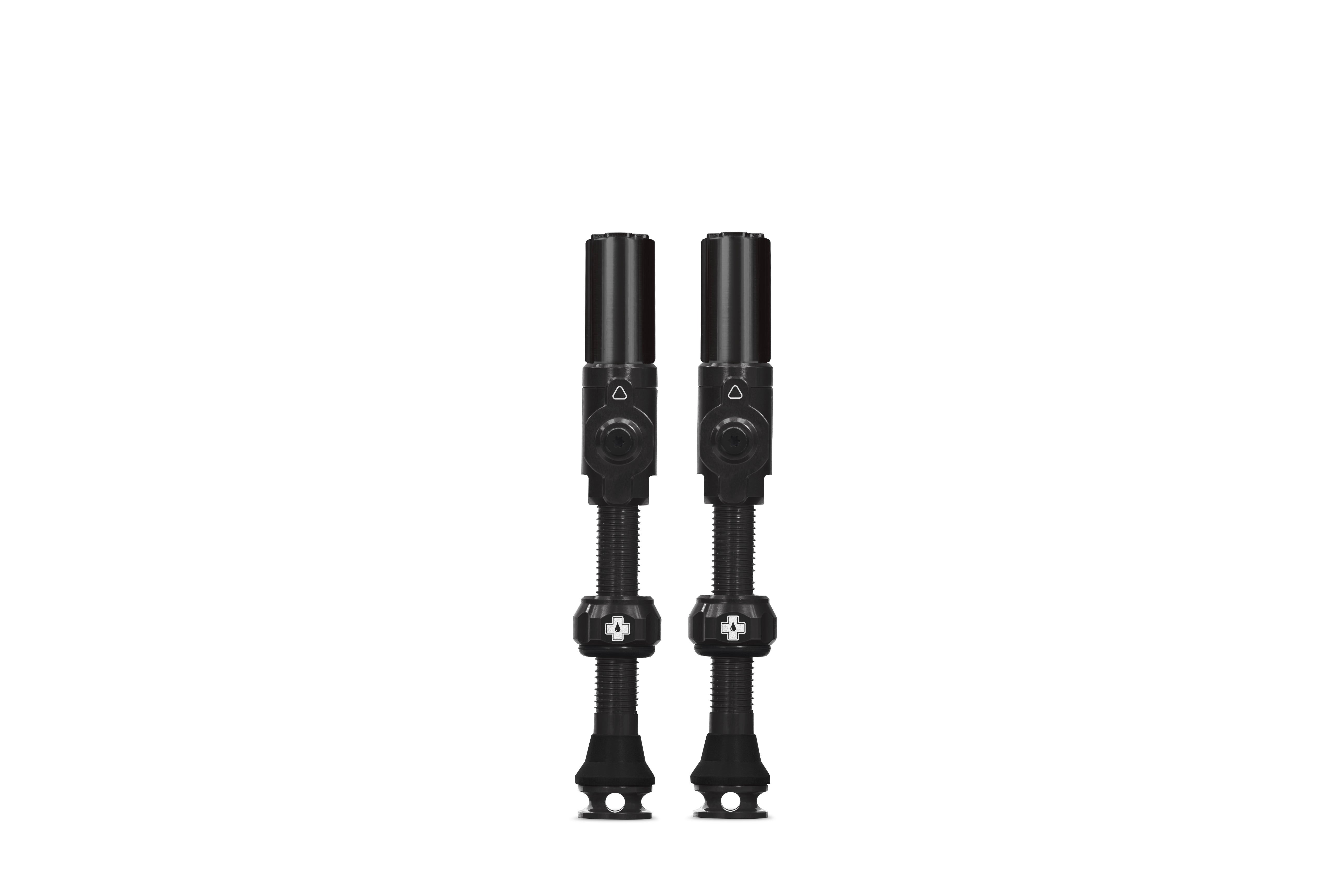 Muc-off tubeless ventiel big bore hybrid large black auto schräder ventiel 45mm