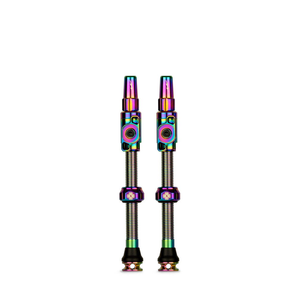Muc-off tubeless ventiel big bore lite xlarge iridescent franse presta ventiel 60mm