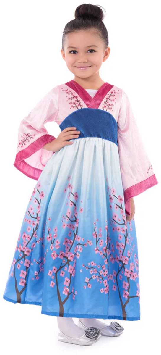Little adventures - cherry blossom princess jurk – maat 110-122 110
