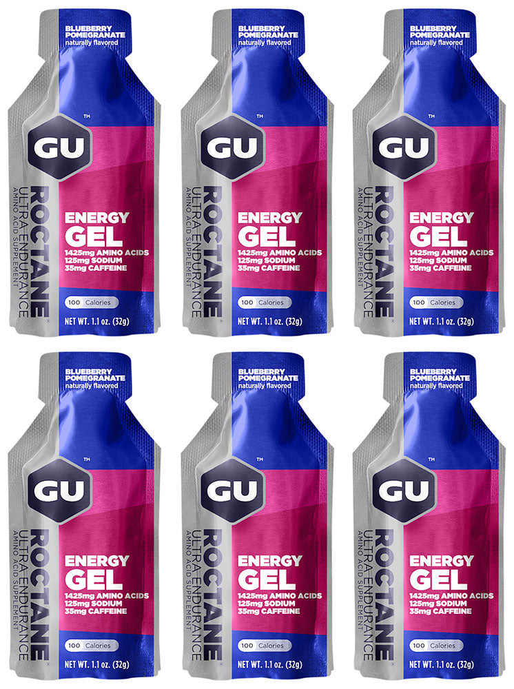 Gu roctane energy gel (contains caffeine) 6x32g | vanilla orange