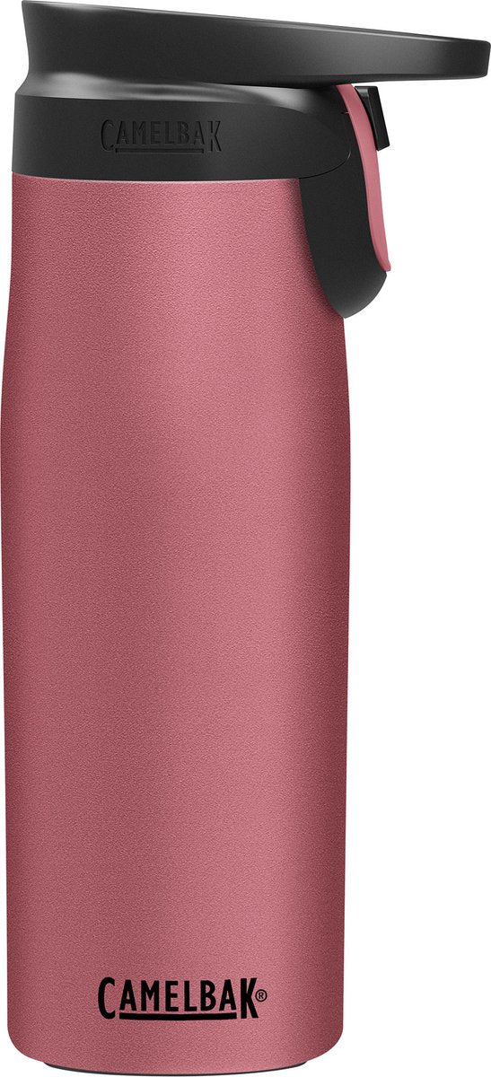 Camelbak forge flow self seal - isolatie koffiebeker theebeker - 600 ml - roze (terracotta rose)