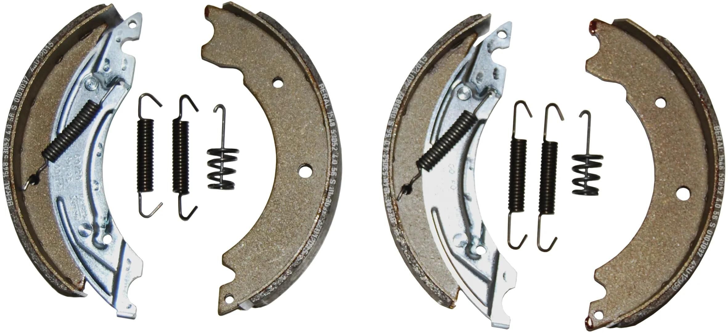 Bpw bremsbackensatz brake shoe set .