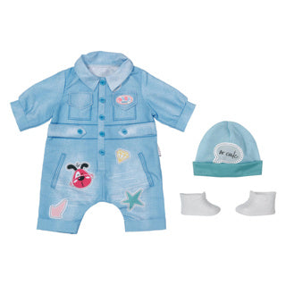 Baby born deluxe jeans overall 43cm
