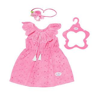 Baby born trendy bloemenjurk 43 cm