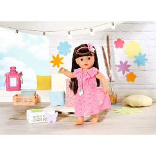Baby born trendy bloemenjurk 43 cm
