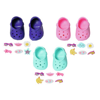 Baby born shoes with pins 3 assorti 43cm | 2 stuks