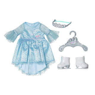 Baby born prinses op ijs jurk 43cm