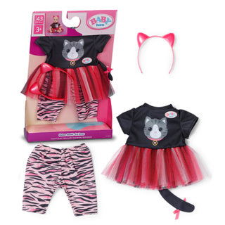 Baby born cat dress | 2 stuks
