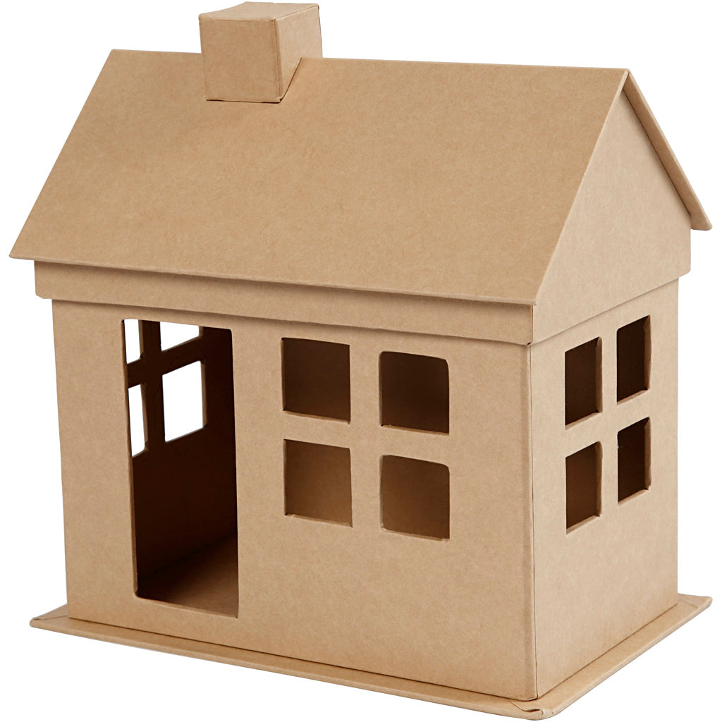 Creatief bedrijf huis papier-maché