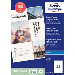 Fotopapier avery zweckform wit