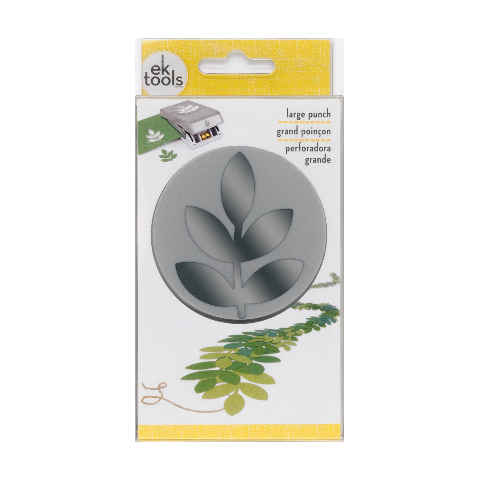 Ek tools • craft punch large five leaf branch