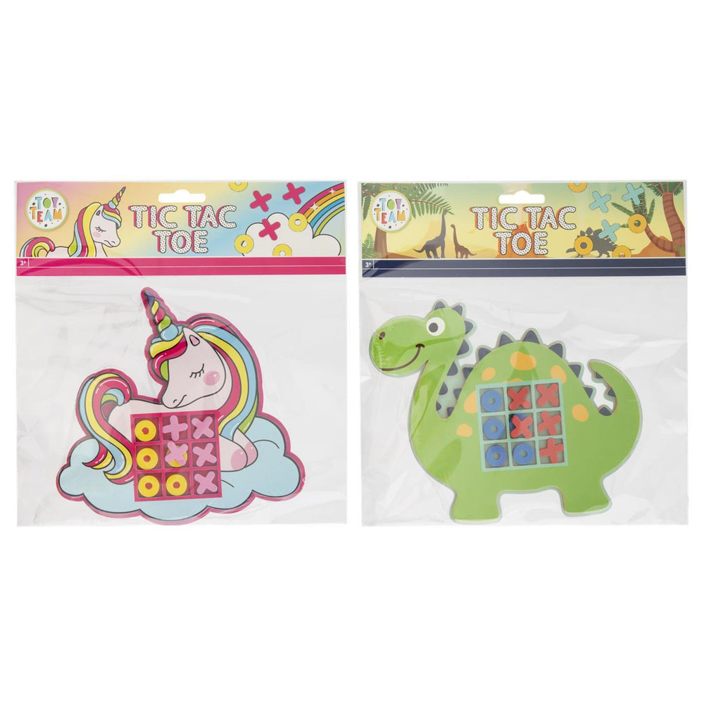 Moxy tic tac toe spel unicorn of dino