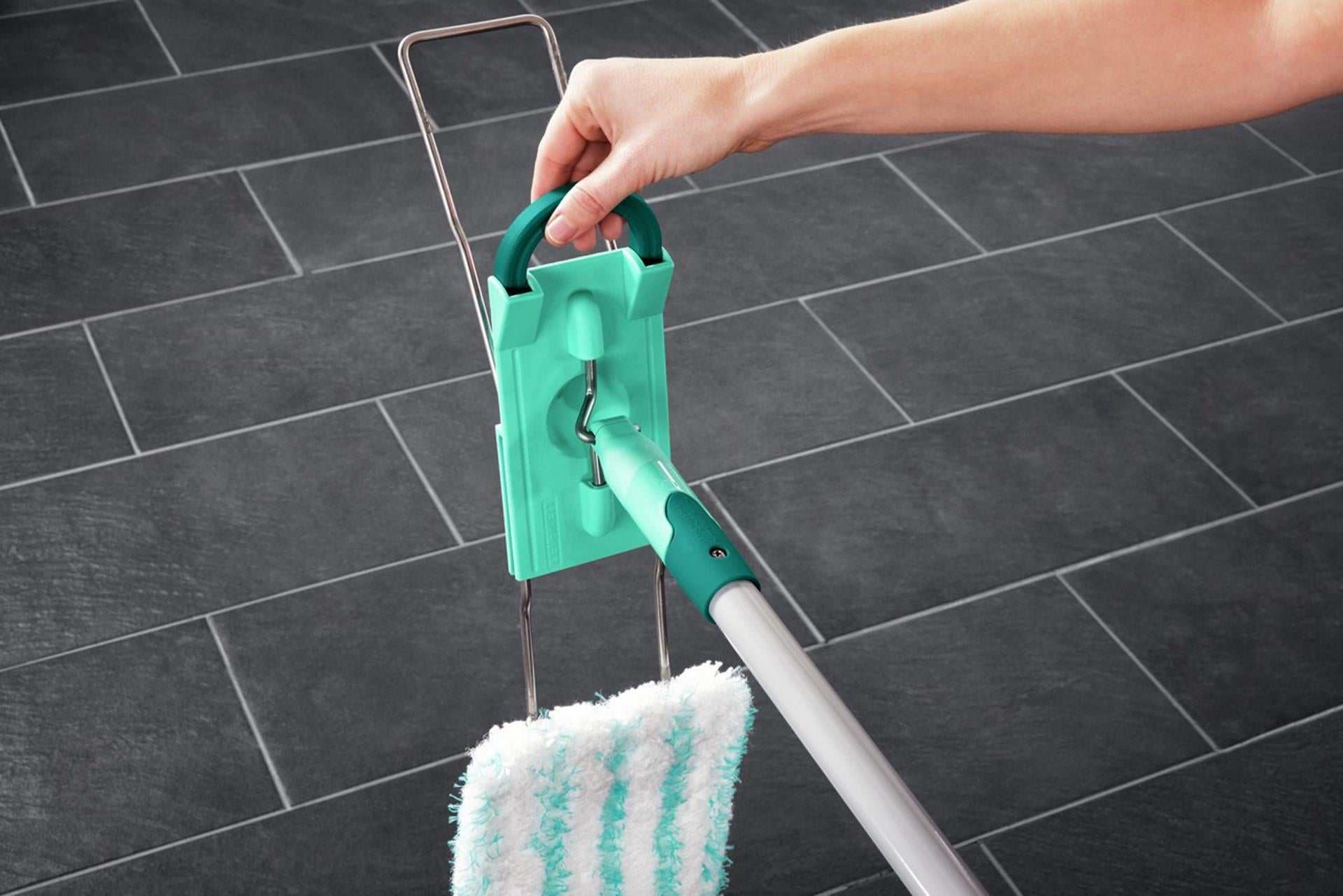 Leifheit vloerwisser profi xl met stalen staal microduo