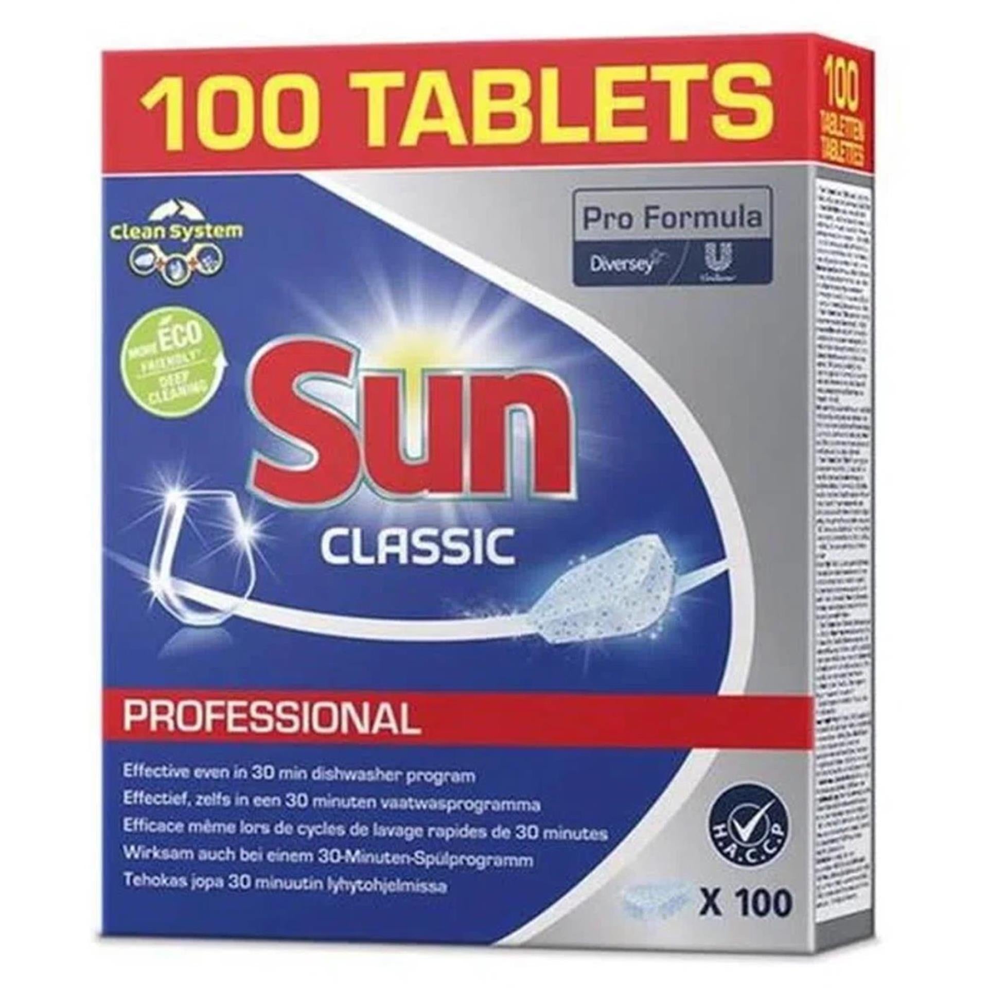 Sun vaatwastabs classic 100 stuks