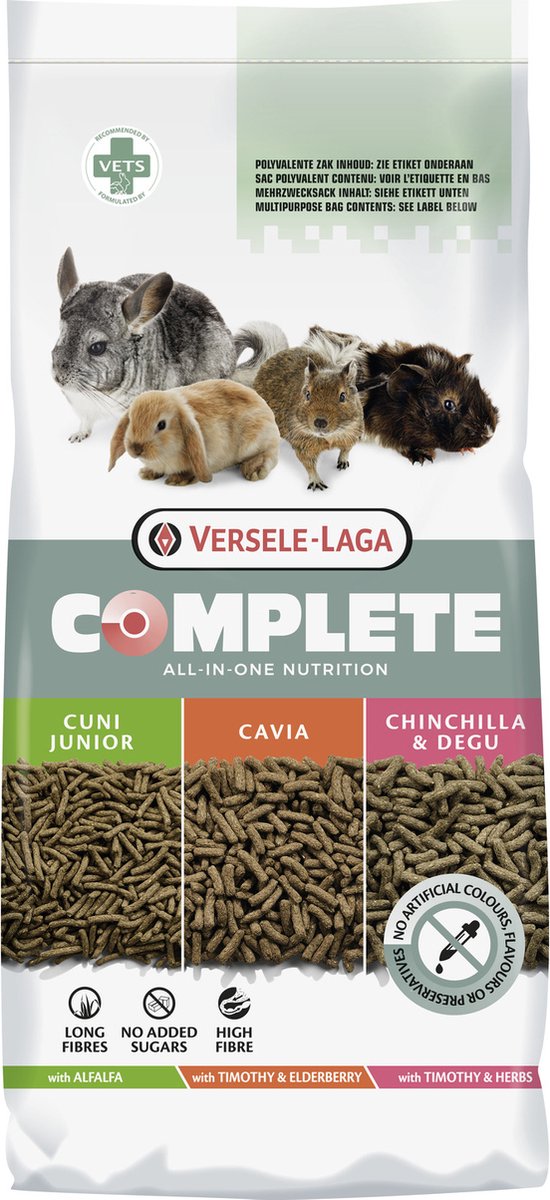 Versele-laga complete chinchilla degu - chinchillavoer - 8 kg