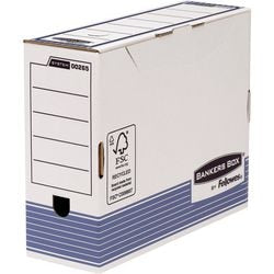 Transfer archiefdoos fellowes bankers box system 26,5x11,1x32,7cm blauw
