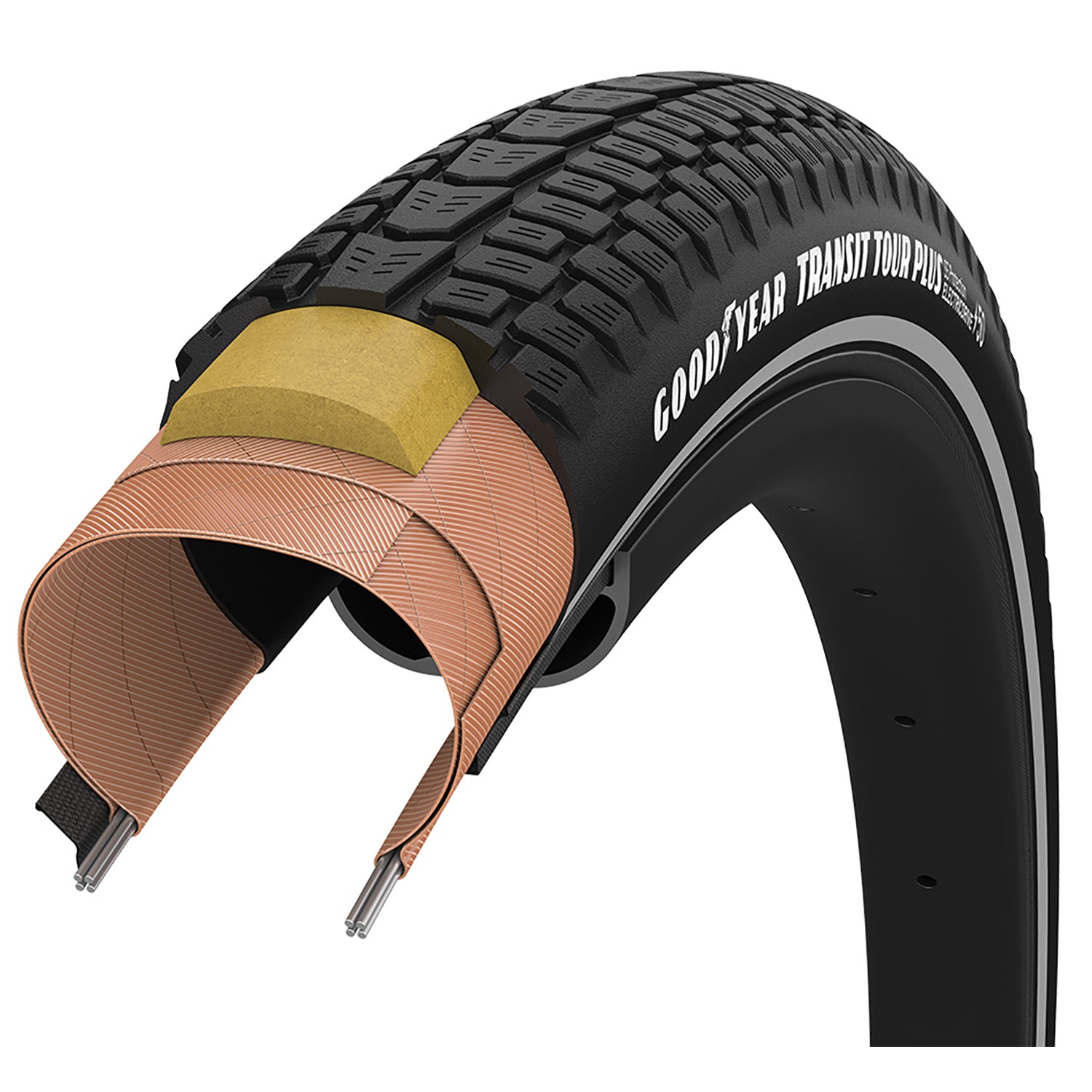Goodyear - Transit Tour Plus S5 bescherming 28x2.00 reflex