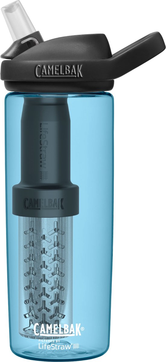 Camelbak eddy+ filtered by lifestraw - 600 ml - drinkfles - blauw (true blue)