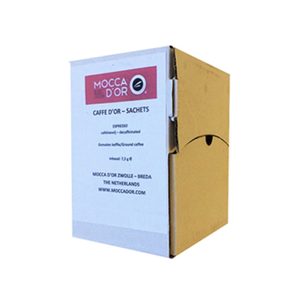 Mocca d'or caffe d'or decafe sachets espresso koffie (50x 7.5gr)