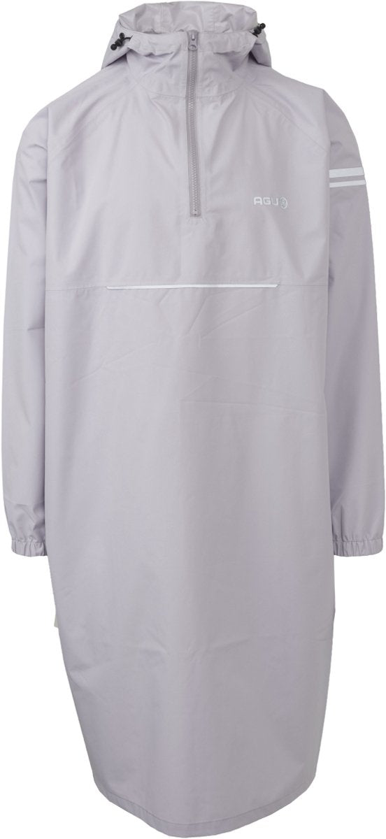 Agu lange mouw regen poncho dusky lilac