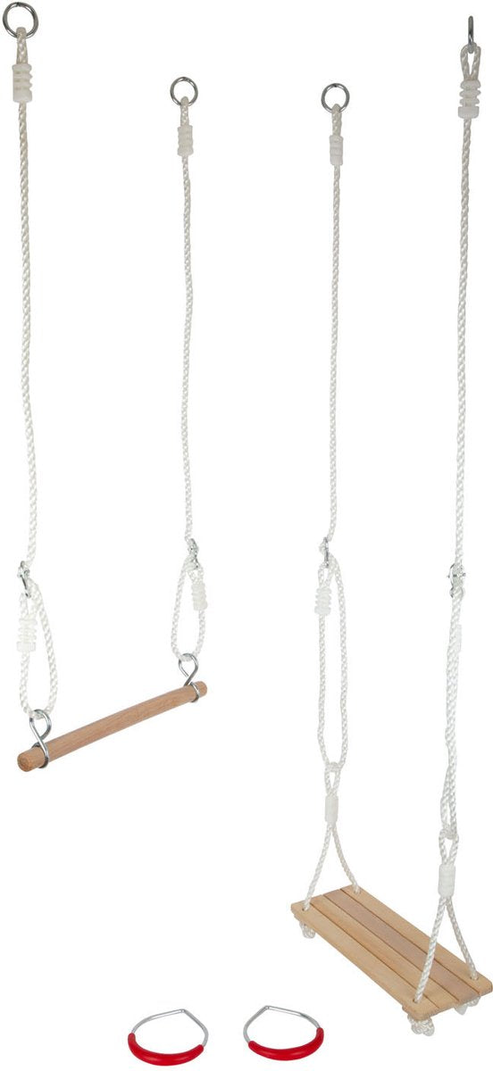 Small foot - wooden swing set 3-in-1