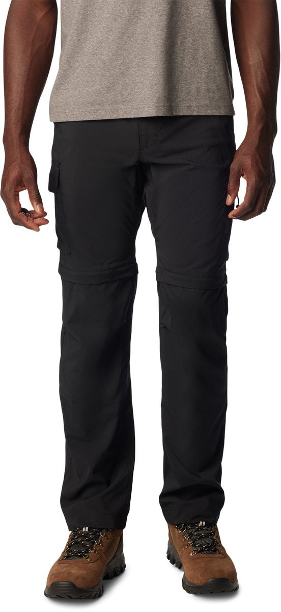 Columbia silver ridge™ utility convertible pant wandelbroek - converteerbare wandelbroek - heren - zwart - maat 32