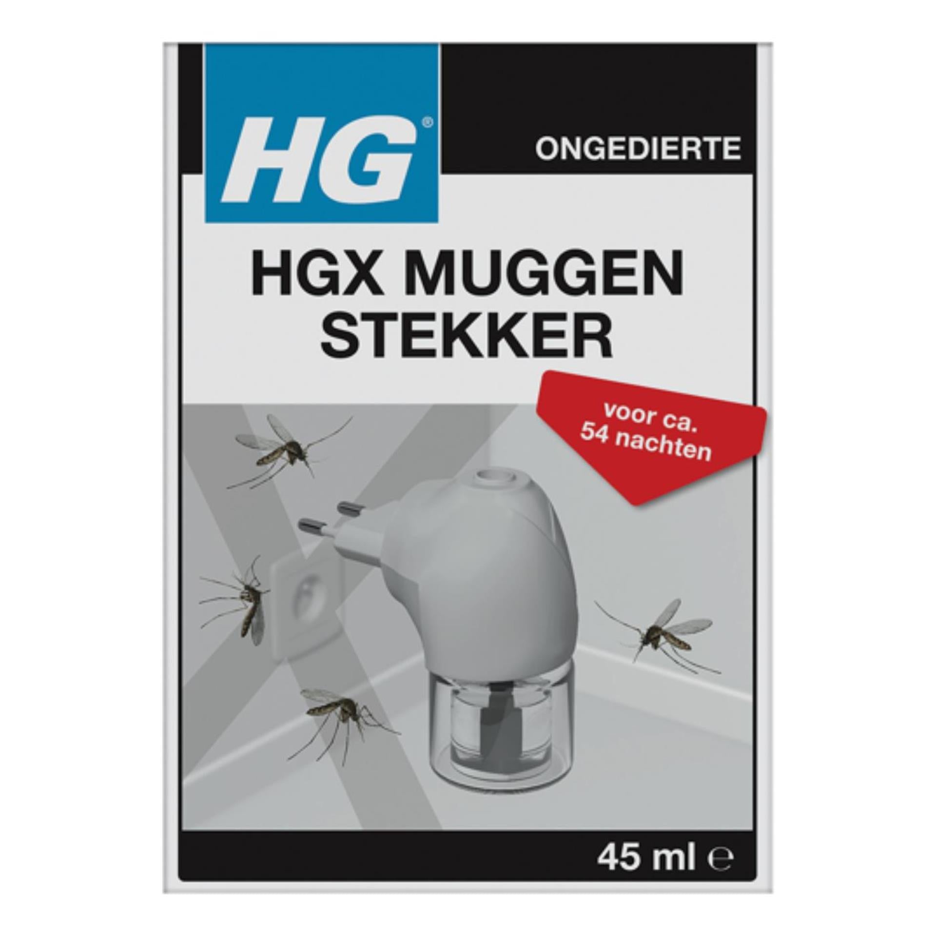 Hg x muggenstekker 45ml
